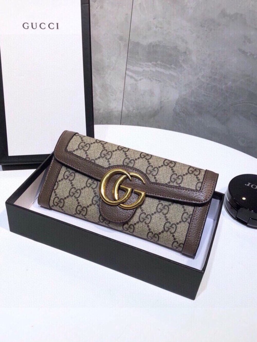 Gucci Ophidia GG Supreme Continental Wallet